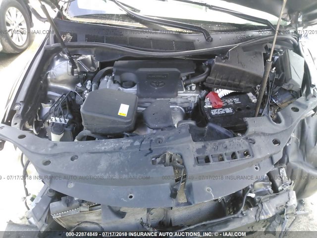 4T1BF1FK5GU537614 - 2016 TOYOTA CAMRY LE/XLE/SE/XSE GRAY photo 10