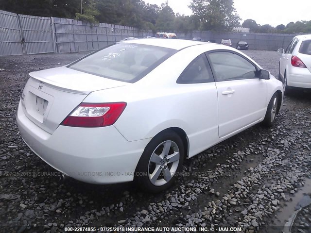 2HGFG12968H562811 - 2008 HONDA CIVIC EXL 白色 照片 4
