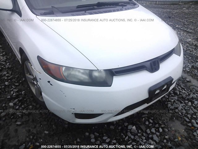 2HGFG12968H562811 - 2008 HONDA CIVIC EXL 白色 照片 6