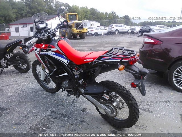 MLHMD4458H5000178 - 2017 HONDA CRF250 L/RL RED photo 3