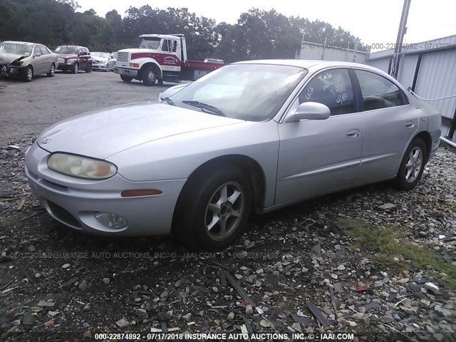 1G3GR64HX14295769 - 2001 OLDSMOBILE AURORA SILVER photo 2