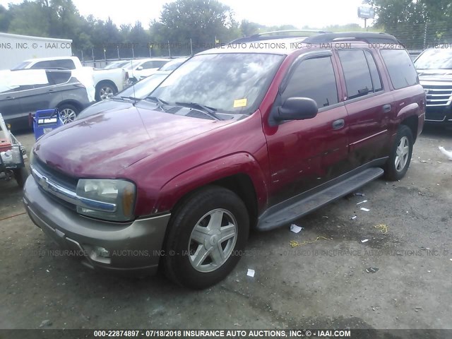 1GNES16S336127154 - 2003 CHEVROLET TRAILBLAZER EXT RED photo 2