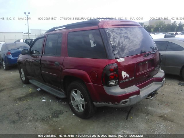 1GNES16S336127154 - 2003 CHEVROLET TRAILBLAZER EXT RED photo 3