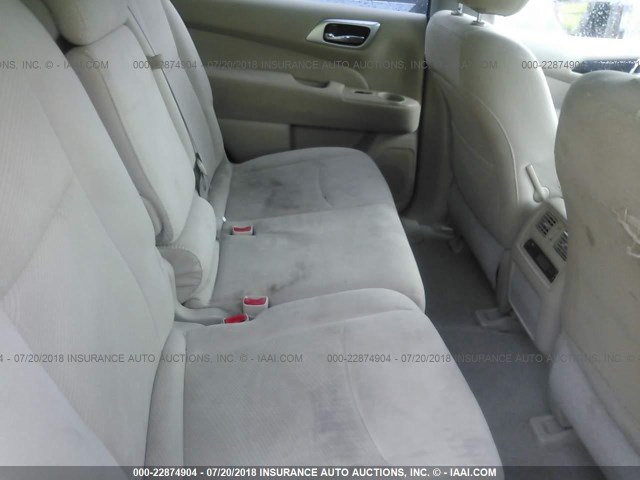 5N1AR2MN6FC688634 - 2015 NISSAN PATHFINDER S/SV/SL/PLATINUM BLACK photo 8