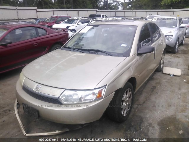 1G8AJ52F24Z109295 - 2004 SATURN ION LEVEL 2 金色 照片 2