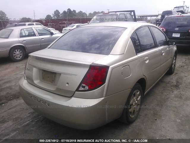 1G8AJ52F24Z109295 - 2004 SATURN ION LEVEL 2 金色 照片 4