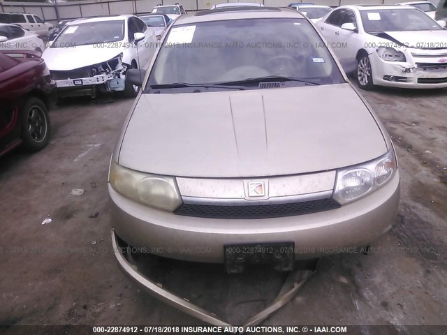 1G8AJ52F24Z109295 - 2004 SATURN ION LEVEL 2 金色 照片 6