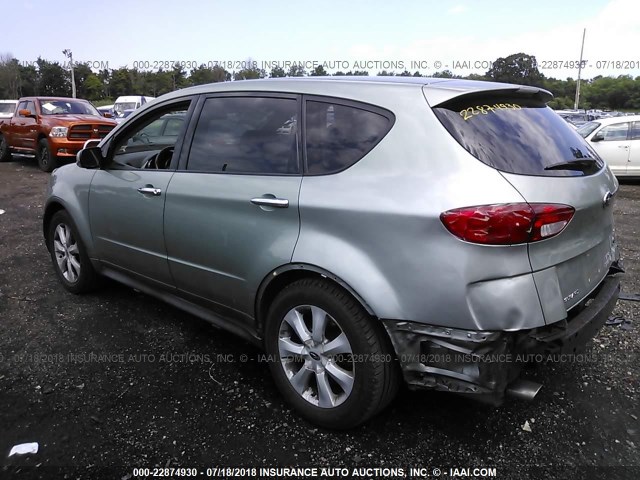 4S4WX86CX64427978 - 2006 SUBARU B9 TRIBECA 3.0 H6/3.0 H6 LIMITED GREEN photo 3