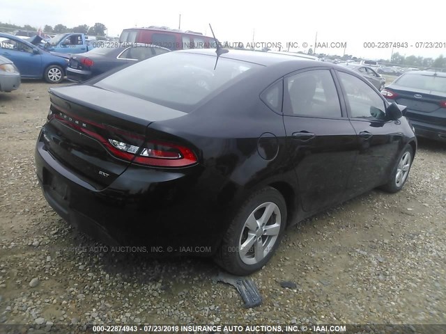 1C3CDFBB2FD223326 - 2015 DODGE DART SXT BLACK photo 4