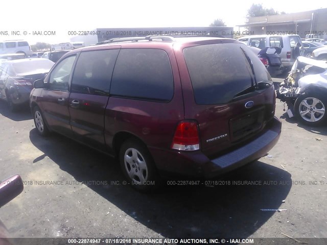 2FMZA51674BA42282 - 2004 FORD FREESTAR SE RED photo 3