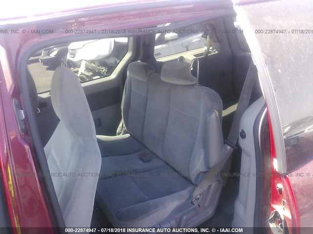 2FMZA51674BA42282 - 2004 FORD FREESTAR SE RED photo 8