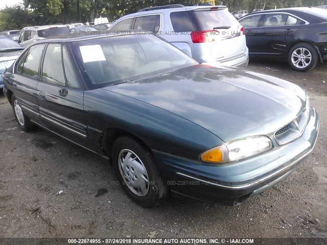 1G2HX52K6VH268901 - 1997 PONTIAC BONNEVILLE SE BLUE photo 1