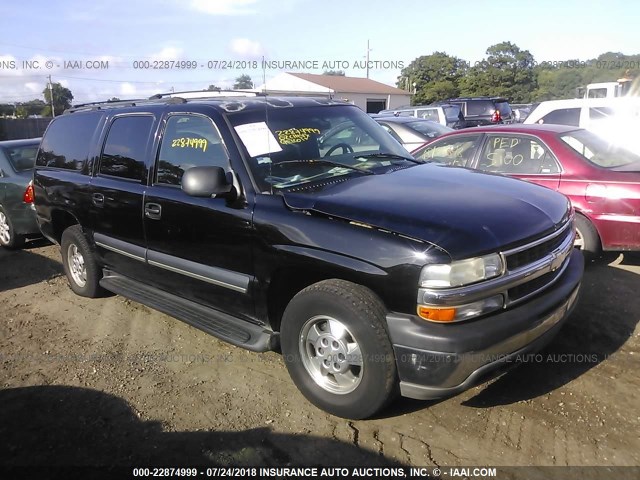 1GNFK16Z32J105023 - 2002 CHEVROLET SUBURBAN K1500 BLACK photo 1