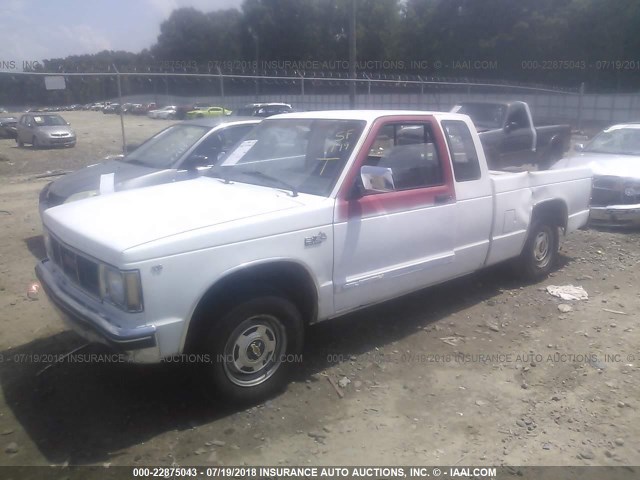 1GTCS14B5D2510234 - 1983 GMC S TRUCK S15 WHITE photo 2