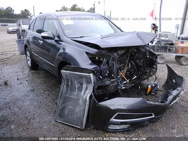 2HNYD2H23AH510844 - 2010 ACURA MDX GRAY photo 1