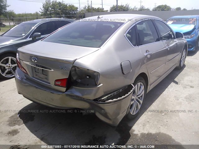 JNKAY01E18M602996 - 2008 INFINITI M35 SPORT TAN photo 4