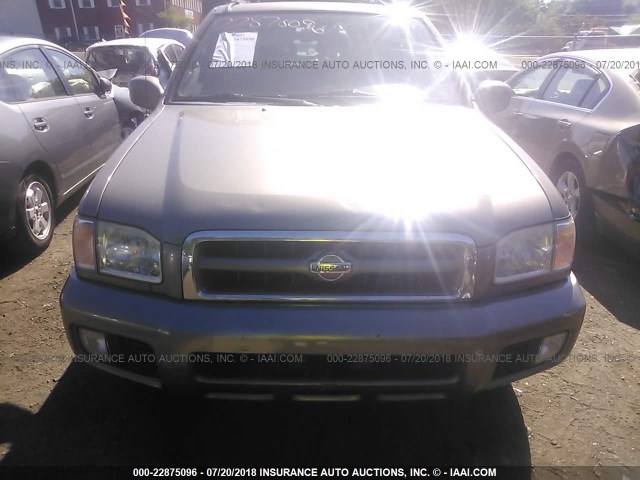 JN8DR09Y91W574874 - 2001 NISSAN PATHFINDER LE/SE/XE GOLD photo 6