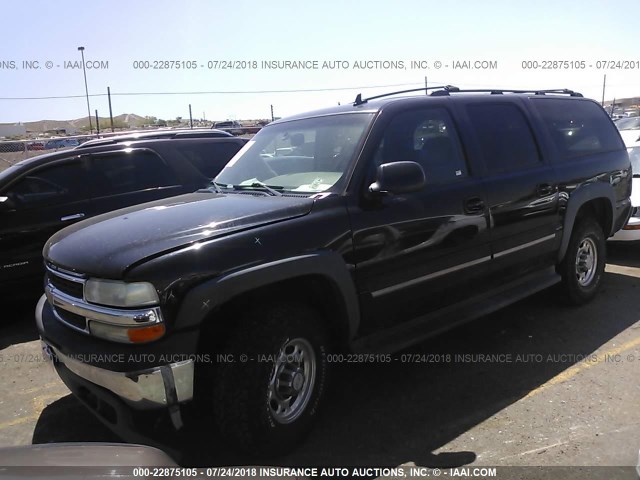 3GNGK26UX6G119328 - 2006 CHEVROLET SUBURBAN K2500 BLACK photo 6