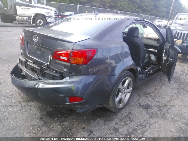 JTHBK262872043604 - 2007 LEXUS IS 250 GRAY photo 6