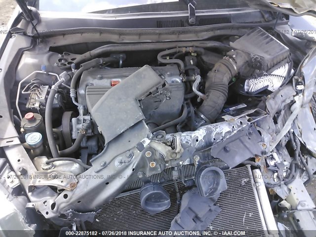 5J6TF3H5XCL002381 - 2012 HONDA CROSSTOUR EXL ნაცრისფერი ფოტო 10