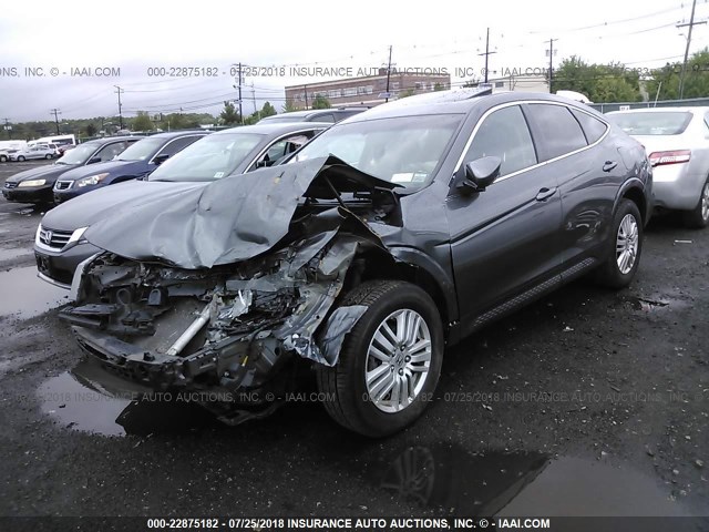 5J6TF3H5XCL002381 - 2012 HONDA CROSSTOUR EXL ნაცრისფერი ფოტო 2