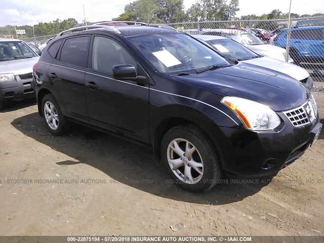 JN8AS58VX8W133082 - 2008 NISSAN ROGUE S/SL BLACK photo 1