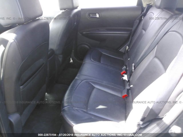 JN8AS58VX8W133082 - 2008 NISSAN ROGUE S/SL BLACK photo 8