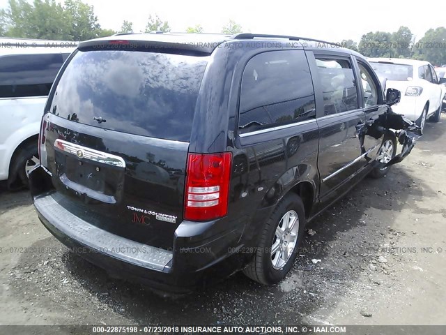 2A4RR5D15AR109634 - 2010 CHRYSLER TOWN & COUNTRY TOURING BLACK photo 4