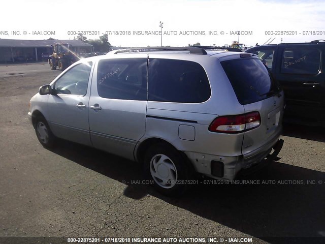 4T3ZF13CX1U407130 - 2001 TOYOTA SIENNA LE/XLE TAN photo 3