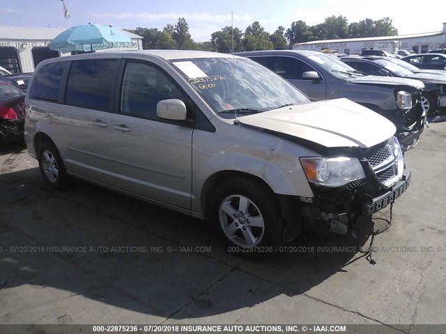 2C4RDGCG0DR520904 - 2013 DODGE GRAND CARAVAN SXT GOLD photo 1