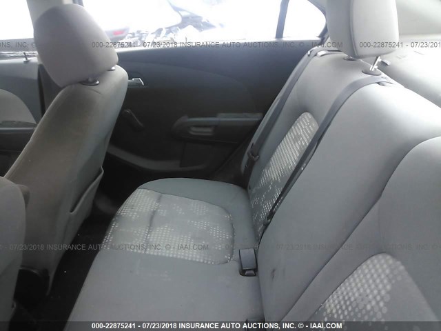 1G1JA5SH9E4205634 - 2014 CHEVROLET SONIC LS WHITE photo 8