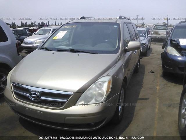 KNDMC233376041773 - 2007 HYUNDAI ENTOURAGE GLS/SE/LIMITED TAN photo 2