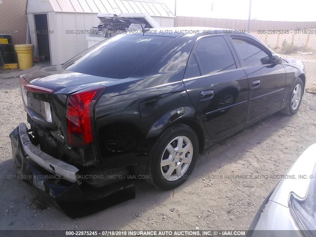 1G6DP577470138831 - 2007 CADILLAC CTS HI FEATURE V6 BLACK photo 4