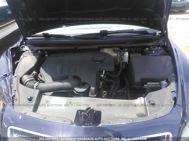 1G1ZA5EU2BF348582 - 2011 CHEVROLET MALIBU LS ლურჯი ფოტო 10