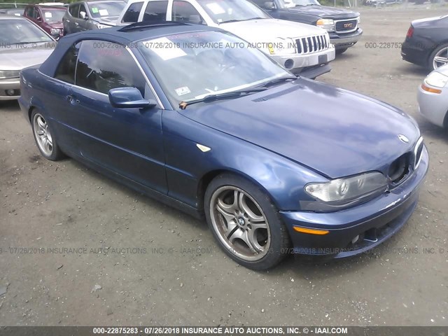 WBABW53425PL49708 - 2005 BMW 330 CI BLUE photo 1