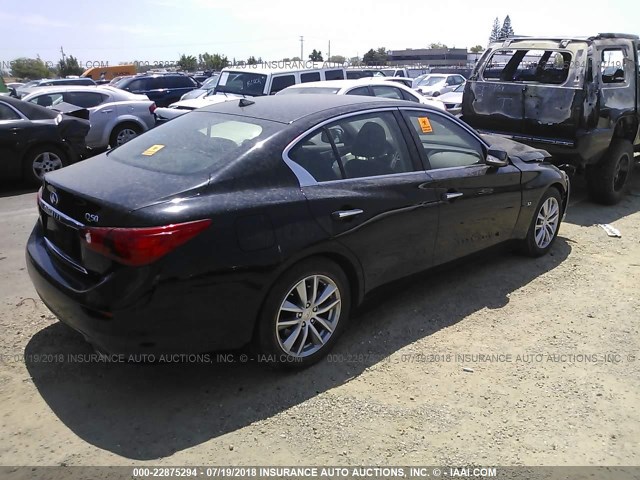 JN1BV7AP2FM333786 - 2015 INFINITI Q50 PREMIUM/SPORT BLACK photo 4