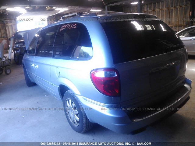 2A4GP64L26R708728 - 2006 CHRYSLER TOWN & COUNTRY LIMITED Light Blue photo 3