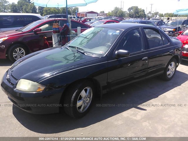 1G1JF52F147335551 - 2004 CHEVROLET CAVALIER LS 黑色 照片 2