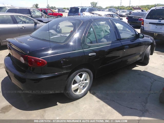 1G1JF52F147335551 - 2004 CHEVROLET CAVALIER LS 黑色 照片 4