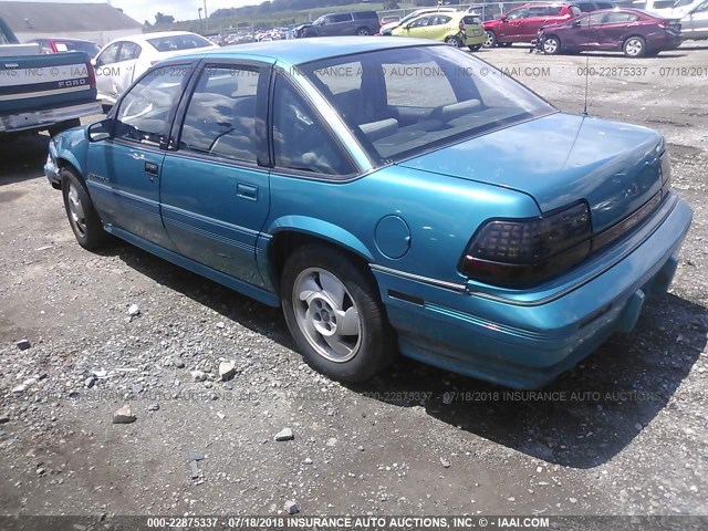 1G2WJ52M7TF267601 - 1996 PONTIAC GRAND PRIX SE 青色 照片 3