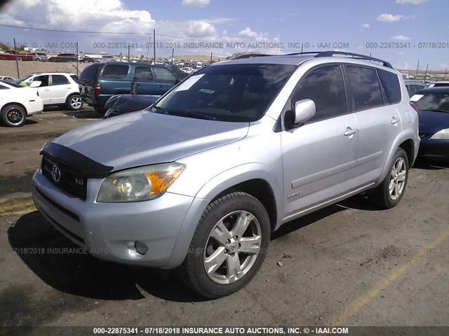 JTMBK32V075024227 - 2007 TOYOTA RAV4 SPORT SILVER photo 2