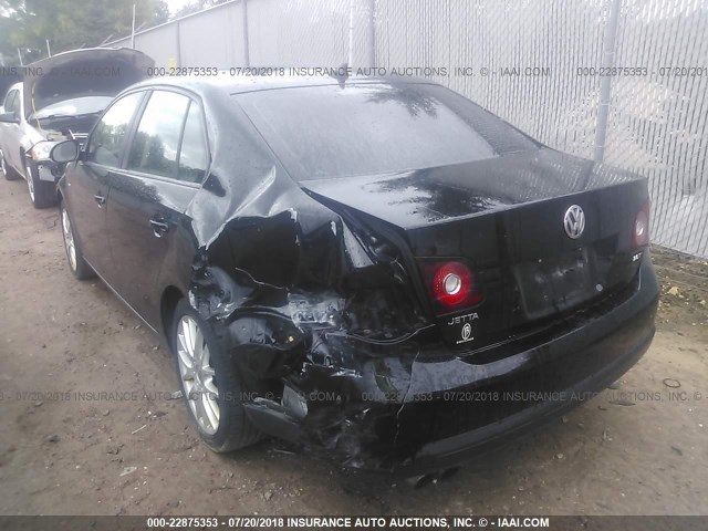 3VWRJ71K68M184797 - 2008 VOLKSWAGEN JETTA WOLFSBURG 黑色 照片 3