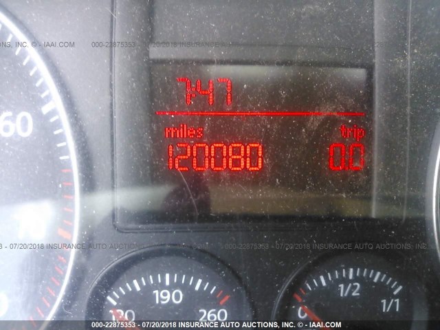 3VWRJ71K68M184797 - 2008 VOLKSWAGEN JETTA WOLFSBURG 黑色 照片 7