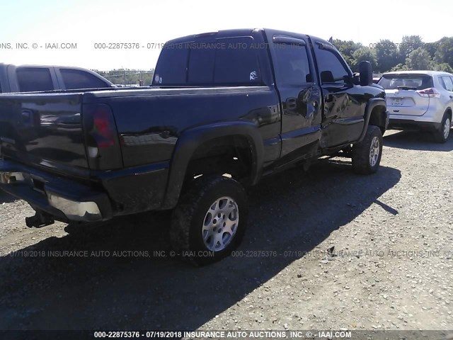 2GCEK13V871132662 - 2007 CHEVROLET SILVERADO K1500 CLASSIC CREW CAB BLACK photo 4