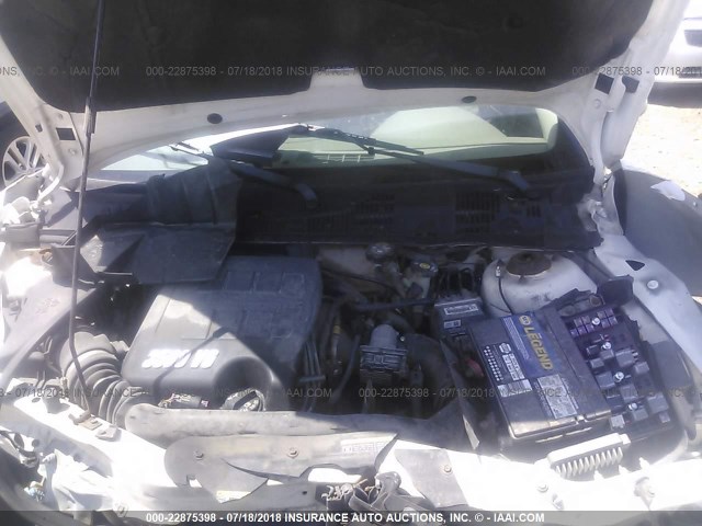 1G1ZT54895F231603 - 2005 CHEVROLET MALIBU LS თეთრი ფოტო 10