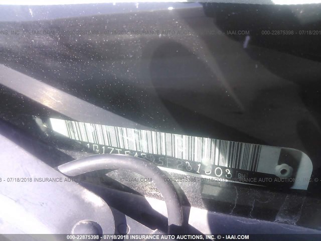 1G1ZT54895F231603 - 2005 CHEVROLET MALIBU LS თეთრი ფოტო 9