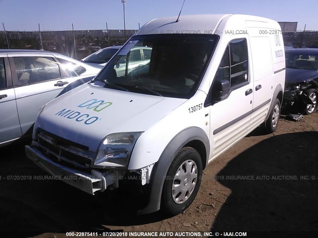 NM0LS7DN4DT130757 - 2013 FORD TRANSIT CONNECT XLT WHITE photo 2