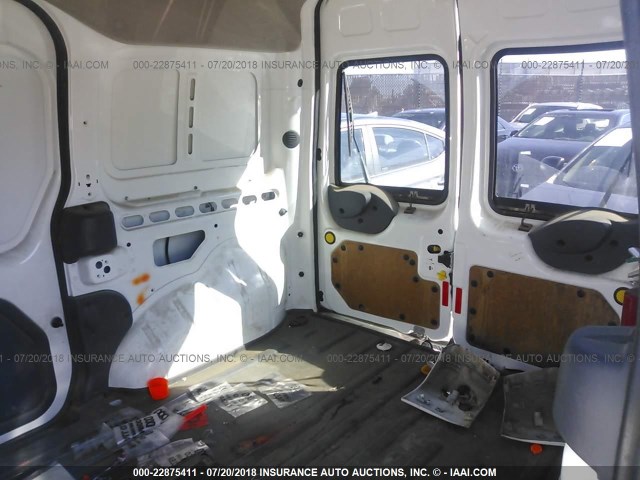 NM0LS7DN4DT130757 - 2013 FORD TRANSIT CONNECT XLT WHITE photo 8