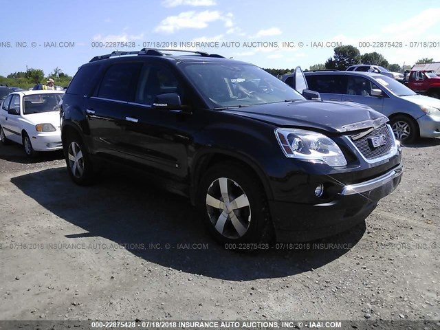 1GKLVMEDXAJ113732 - 2010 GMC ACADIA SLT-1 Czarny zdjęcie 1