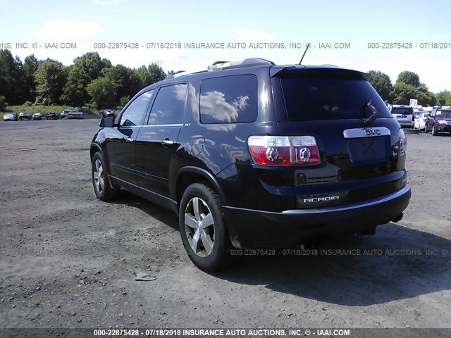 1GKLVMEDXAJ113732 - 2010 GMC ACADIA SLT-1 Czarny zdjęcie 3